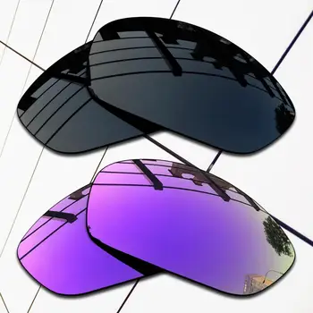 E. O. S 2 Poros Black & Violetinė Poliarizuota Pakeitimas Objektyvai už Oakley ant kad Akiniai nuo saulės