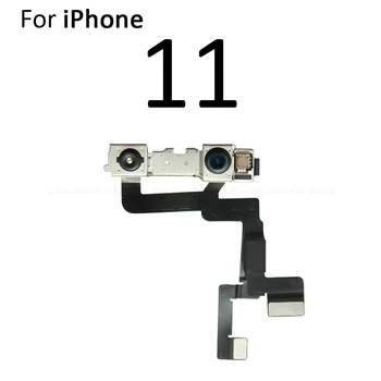Priekyje Atsukta Kamera Kameros Objektyvo Šviesos, Artumo Jutiklis Flex Cable For iPhone 12 mini 11 Pro XR XS Max atsarginės Dalys
