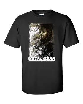 Metal Gear Solid Unisex T-Shirt Mens Viršūnes Kietas, O Kaklo T-Shirt Viršuje Medvilnė Tee Marškinėliai Mados Nemokamas Pristatymas Plus Size Harajuku