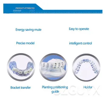 Dantų laminavimo Advanced vakuuminio formavimo mašina Dantų medžiagų gamybos Ortodontinis laikiklis laminavimo aparatas