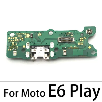 Originalus Įkroviklis Valdybos Flex PCB Už Motorola Moto E6 Žaisti E6s USB Jungtis Dock Įkrovos Juostelės Kabelis