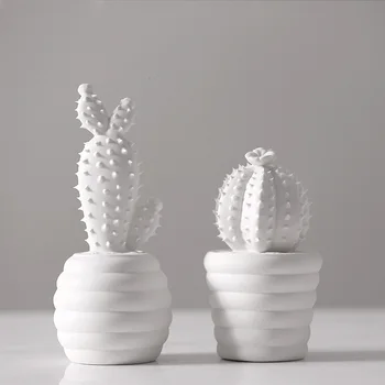 Paprasta Kūrybinės Keramikos Amatai Paprasta Šiuolaikinės Imituojamas Kaktusas Papuošalai senovinių namų dekoro
