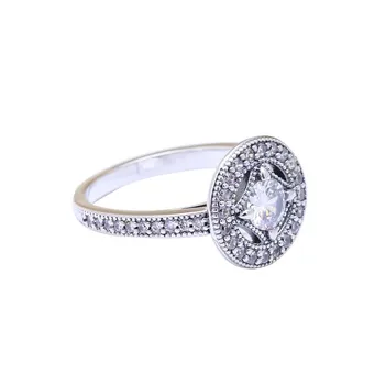 Originalus 925 кольцо Sidabro Visos Žiedas Šviesą Sidabro Turas Su Crystal Cz Visos Žiedas Moterims Vestuves Dovanų bižuterijos