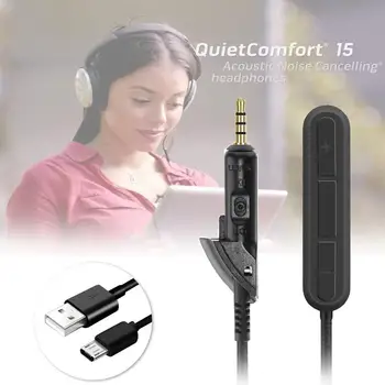 Bluetooth 5.0 Stereo Audio Adapteris Belaidė laisvų Rankų įranga Imtuvas Bose Ramioje Komfortą QuietComfort 15 QC 2 QC15 QC2 Ausines