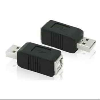 USB2.0 moteriška į B, moterų, vyrų, kad B moterų spausdintuvo spausdinimo konverteris adapteris jungtis USB 2.0 prievadas mažmeninės didmeninės