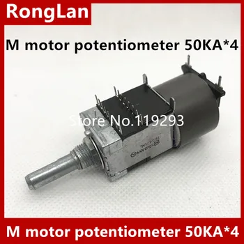 Originalus M motorinių potenciometro 50KA*4 tomas potenciometras A50KX4--5VNT/DAUG