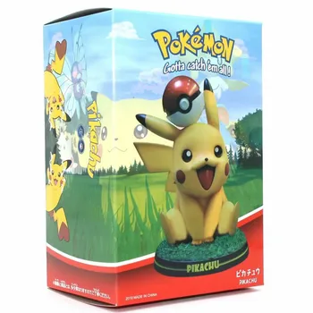 Takara Tomy Pokemon Kamuolys Pikachu Pocket Monstras Veiksmų Skaičius, Žaislų 14cm
