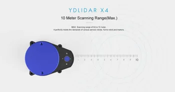 YDLIDAR X4 LIDAR Lazerinio Radaro Skaitytuvas Svyruoja Jutiklio Modulis 10 metrų, 5KHz Dažnis Svyruoja EAI YDLIDAR-X4 už ROS