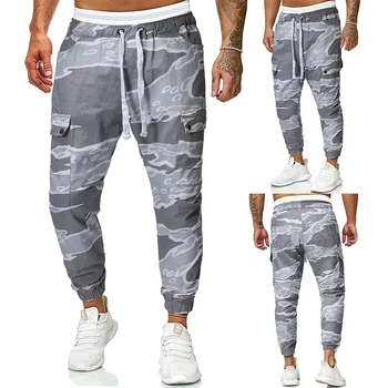 Rudens/žiemos Vyrų Mados Kontrasto Spalvotas Spausdinimas Kombinezonas Kelnės Bėgiojimo Kelnės Mokymo Pants Mens Sweatpants Streetwear