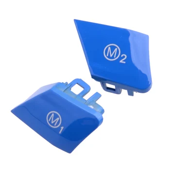 2vnt/komplektas Automobilinio Plastiko Mėlyna Vairas M1 M2 Mode 