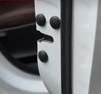Automobilio Stilius Durų Užraktas Varžtas Protector Cover Auto Apima Toyota Camry CHR C-HR 2018 Land Cruiser Prado Priedai 12pcs