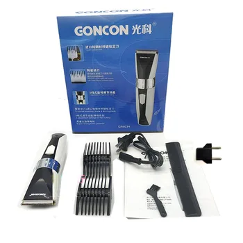 GONCON GR-6034 Elektros Keramikos Peilis, Reguliuojama Plaukų Žoliapjovės Clipper Belaidžius Barzdos Skustuvas Aštrių Įkraunama Plaukų kirpimas Mašina