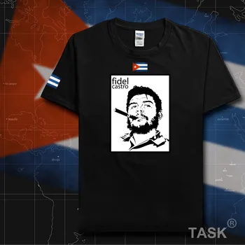 Fidelis Castro vyrų marškinėliai 2018 megztiniai atminimo Kuba Che guevaros marškinėlius medvilnės fitneso marškinėliai drabužių atsitiktinis vasaros naują 07