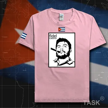 Fidelis Castro vyrų marškinėliai 2018 megztiniai atminimo Kuba Che guevaros marškinėlius medvilnės fitneso marškinėliai drabužių atsitiktinis vasaros naują 07