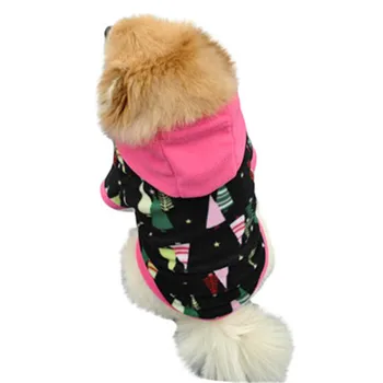 šuo paltai ir megztinis šunelis Mažylis Gobtuvu Sweatershirt Vilnos Širdies modelio spausdinimo Šiltas Kailis Drabužius 2019 Hoodies Striukė 2019