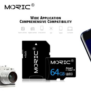 Didelės Spartos 10 Klasė Micro SD 16GB 32GB Mini Kortelę 64GB 128 GB TF Kortele Atminties Kortelė 4GB 8GB carte sd memoria su Free adapteris