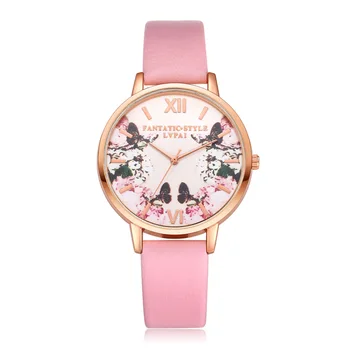 Moterų laikrodžiai Nauji Sidabro Drugelis Laikrodžių Prekės ženklo Prabangus Rožių Aukso Turas Mados Populiarus Laikrodis Moterų Kvarco Žiūrėti Moterims