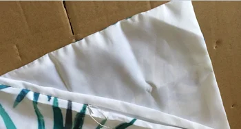 Naujas Stačiakampio 30*50 cm Juodos ir Baltos Pagalvės užvalkalą Lova Namų Pagalvės užvalkalą Lapų Spausdinimo pagalvių Užvalkalai