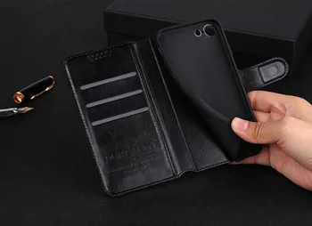 Magnetinio Odinis dėklas skirtas Apple iPhone 6 Plus / 6S Plius Piniginė Apversti telefoną atveju Naujas Medynas Padengti Etui