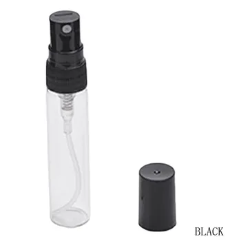 Mini Mielas Stiklo 5ml Kvepalai Butelis Su Purkštuvu Tuščias Parfum Atveju Su Spalvinga Kelionės 7.9*1.4 cm