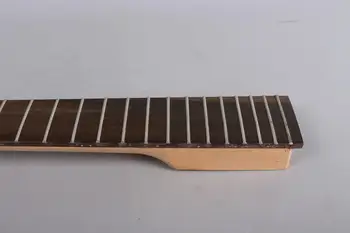 Elektrinė gitara kaklo 7 string raudonmedžio pagamintas mediena, Raudonmedžio 22 nervintis 25.5 colių Nebaigtų Aukštos kokybės gitara dalis priedų