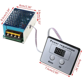 LED Skaitmeninis Ekranas AC 220V 4000W SCR Įtampos Reguliatorius Kontroliuoti Šviesos Reguliatorius Termostatas