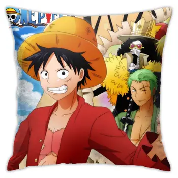 Japonų Anime One Piece Pagalvėlių, Dekoratyvinės Pagalvėlės, Namų Dekoro Mesti Pagalvę Decorativas Para OnePiece Sofa-Lova, Kėdės Pagalvės Užvalkalą