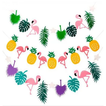 Festivalis prekių Flamingo Vėliavos Šalies bell girliandą Reklama už gimtadieniu arbatėlė vestuvių dekoro kūdikių dušas, Wh ir tt