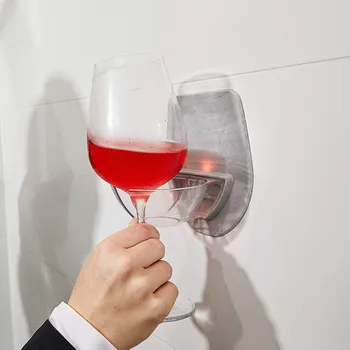 Plastikiniai Vyno Stiklo Laikiklį, Vonia, Dušas, Raudono Vyno Stiklo Laikiklis Laikymo Lentynos Organizacijos Vyno Stiklo Laikiklis Dropship