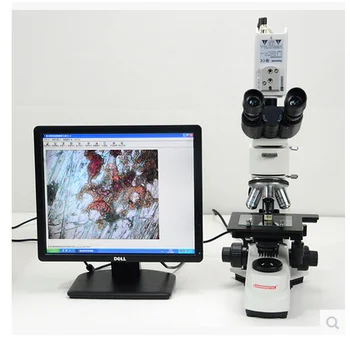 Mikroskopas begalinis high-end trinokulinis su poliarizuota šviesa SK2208L SK2208LS3 gali būti įrengta vaizdo kamera programinė įranga