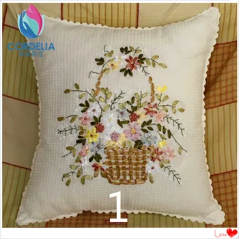 2 vnt 17.8 colių kvadratinių zakka mados dekoratyvinis pagalvės užvalkalą su siuvinėjimo gėlės iš kinijos didmeninės kainos