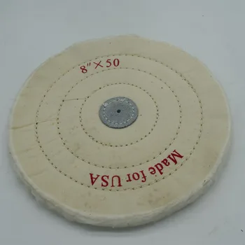 Balta Colth Poliravimo Diskai Papuošalai Poliravimo Įrankiai 8InchX50