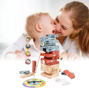 Montessori Ugdymo Mediniai Krovimas Balansas Kūrimo Bloką Žaislas Ankstyvojo Ugdymo Gavyba Stalo Žaidimas Žaislas