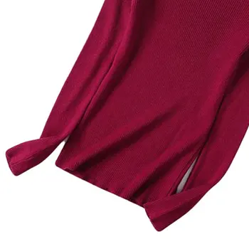 Megzti Megztinis Moterų 2020 M. Pusė Golfo Rudenį, Žiemą Moteris Megztinis korėjos ilgomis Rankovėmis Megztinis Lady Megztinis Minkštas Stora marškinėliai