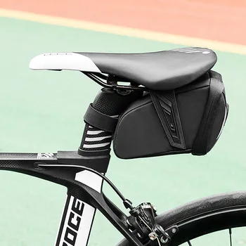 Karšto Dviračio Balno Pagalvių Vandeniui MTB Road Bike Bag Dviračių Uodegos Galinė Pakuotės Maišelis Atspindintis Nailono Balno Sėdynės Krepšys dilimui