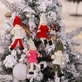 Pliušinis Angelas mergaitė, Kalėdų Eglutės Ornamentu Kalėdos Kabo Pakabukas Lėlės Kalėdų Namo Atostogų Apdaila, Vaikai ir Dovanos