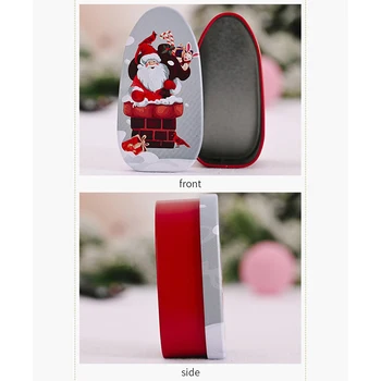 Candy& Slapukas Talpinimo Kalėdų Alavo Dovanų Dėžutėje Pakibęs Medis Kalėdos Dekoro Naujųjų Metų Gimtadienio Dekoravimas Ornamentais Saugojimo Dėžutė