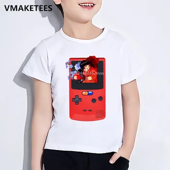 Vaikų Vasaros trumpomis Rankovėmis Mergaičių ir Berniukų marškinėliai Vaikams Akira Synthwave Print T-shirt Japonų Anime Juokinga, vaikiški Drabužiai,HKP5560