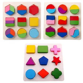 Spalvingas Medinis Montessori Dėlionės Formos Žaislai Vaikams Geometrinio Rūšiavimo Skiltyje Plytos Vaikų Ankstyvojo Ugdymo Formos Rūšiavimo Žaislas