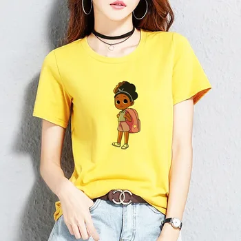 BGtomato mergaitę spausdinti marškinėlius populiarus gatvės marškinėliai patogūs vasaros top tees atsitiktinis marškinėliai moterims