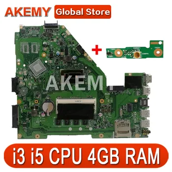 Akemy X550LA Plokštę Už ASUS A550L X550LD R510L X550LC X550L X550LB nešiojamojo kompiuterio Motininės Plokštės i3 i5 CPU 4 GB RAM