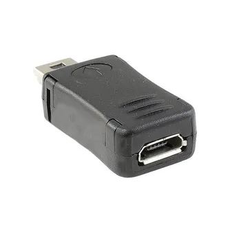 Mini USB 5pin T port Male į USB Micro USB moterų viešų įkrovimo duomenų adapterio dengiamoji Mobiliojo telefono, Tablet PC, MP3, MP4 Automobilį