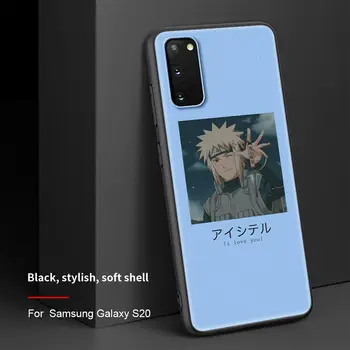 Telefono dėklas Samsung Galaxy S20 S21 FE S20 Ultra S10 S8 S10E S9 Lite Plue 5G S7 Krašto Minkštas Viršelis Coque Anime Naruto