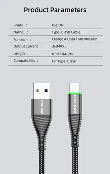 Naujas 1m 2m Micro USB Kabelis 3A spartusis įkrovimas USB Duomenų Kabelis, Skirtas 