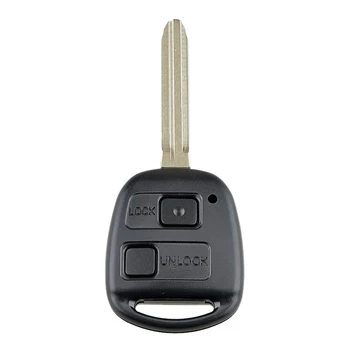 Automobilio Smart Remote Key 2 Mygtukai 4C Chip Automobilio Raktas Fob Tinka Toyota Corolla 2001-2007 304MHZ