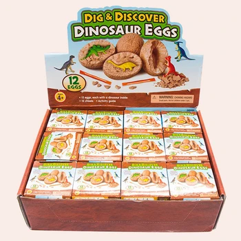 12pcs/set Dinozaurų Kiaušinių Juros periodo Pasaulio Vaikų Žaislai Dinozauro Tyrannosaurus Modelis Dekoravimas Žaislus Vaikams Mokslo Kasybos Žaislai