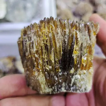 1pcs 200-300g Natūralus geltonasis gintaras kalcitas žalias akmuo kristalas perlas kolekcija, neapdorotų uolienų mineralas egzempliorių gijimo namų dekoro