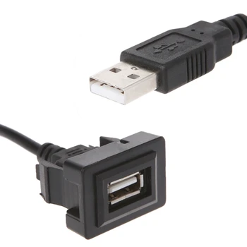 AUX USB Kabelis 12-24V Laidas Laidas USB Įkrovimo Adapteris, skirtas 