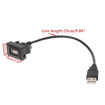 AUX USB Kabelis 12-24V Laidas Laidas USB Įkrovimo Adapteris, skirtas 