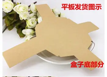 200pcs/daug! Kraft Popierius Vestuvių Saldainių Dėžutė su kaspinu decoracion derliaus kaimiškas vestuves reikmenys vestuvių dovanos svečiams